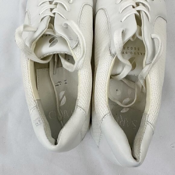 Sarto Quinn Mesh Lace-Up Sneakers‎ Shoes White Size 8 - Picture 6 of 12